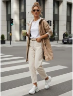 Dámská přechodná bunda parka MEROY béžová FashionStreet TY4288 Dámská přechodná bunda parka MEROY béžová FashionStreet TY4288