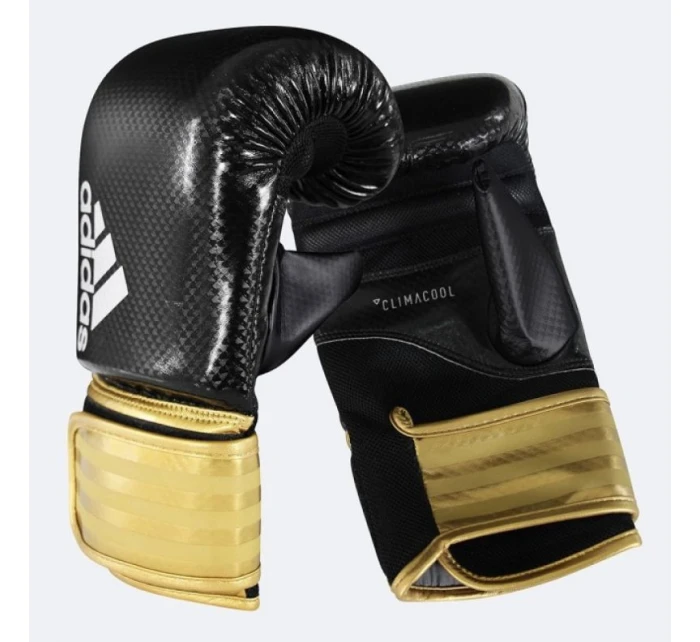 Adidas HYBRID Bag Glove 75 černo-zlaté pětibodové rukavice Adidas HYBRID Bag Glove 75 černo-zlaté pětibodové rukavice
