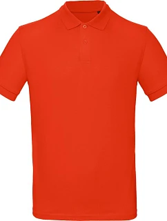B&C Inspire Polo /men_° Pánské piqué polo z bio bavlny 01.0430 fire red