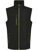 Regatta TRA 915 2-vrstvá softshellová vesta "Navigate" 36.A915 black/lime green
