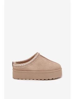 Dětské Sněhule S Na Platformě Béžové model 21718379 - Boto