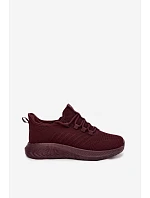 Lehké dámské sportovní nazouváky z Big Star Bordó model 22185515 - Big Star Shoes Lehké dámské sportovní nazouváky z Big Star Bordó model 22185515 - Big Star Shoes
