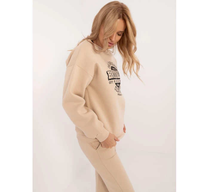 Bluza EM BL model 20496368 beżowy - FPrice Bluza EM BL model 20496368 beżowy - FPrice