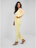 Spodnie MI SP model 22011444 jasny żółty - FPrice