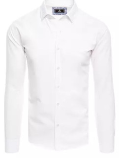 Pánská elegantní bílá košile Dstreet DX2480
