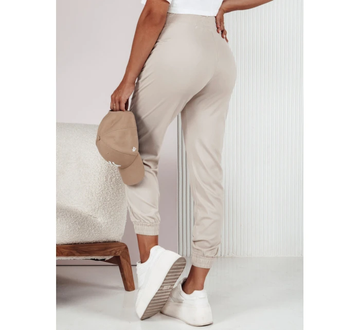 FASHIONCORE dámské tepláky béžové FashionStreet UY2159