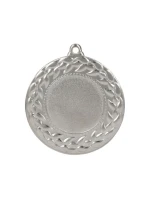 Stříbrná medaile s prostorem pro emblém 25 mm - ocelová medaile