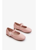 Dětské třpytivé balerínky se zapínáním na suchý zip, Pink Jeylin Dětské třpytivé balerínky se zapínáním na suchý zip, Pink Jeylin