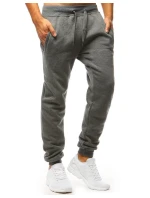 Pánské tmavě šedé tepláky model 21962715 - Dstreet Pánské tmavě šedé tepláky model 21962715 - Dstreet