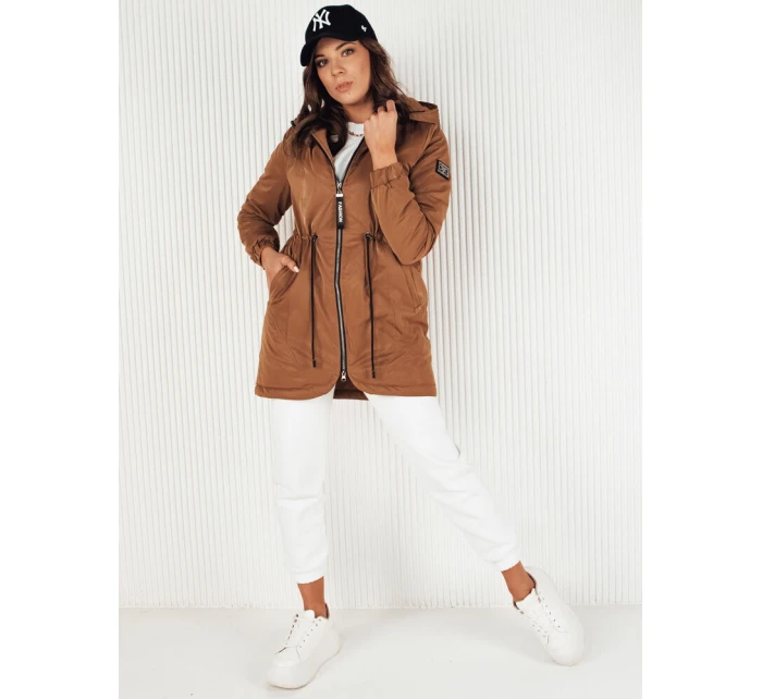 Dámská bunda parka HENRY camel FashionStreet TY4105 Dámská bunda parka HENRY camel FashionStreet TY4105
