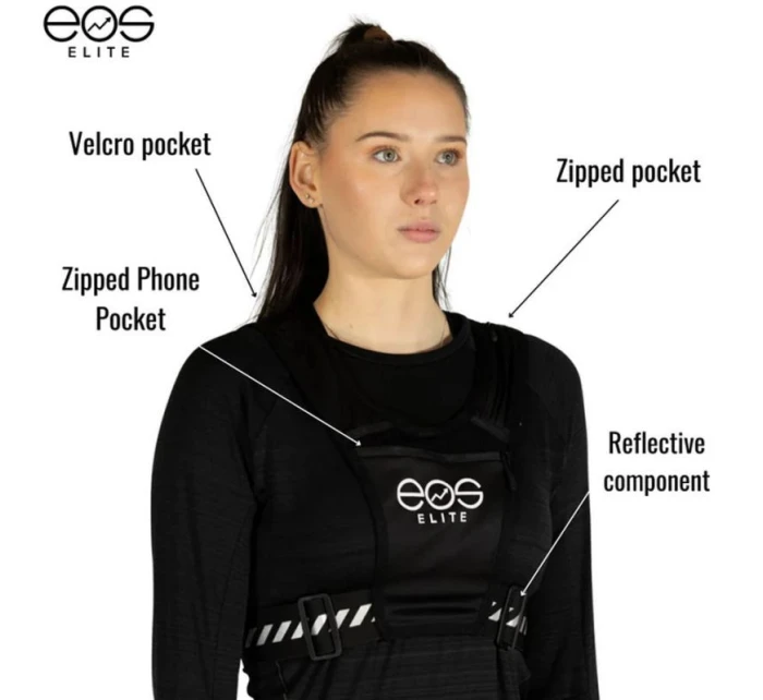 Běžecká vesta Eos Elite UltraLight EOSBLACK Běžecká vesta Eos Elite UltraLight EOSBLACK