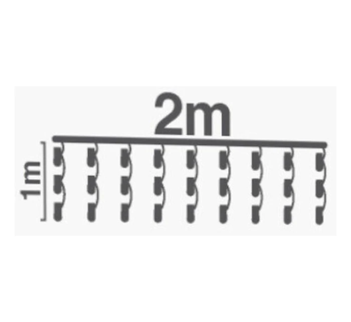LAMPKI CHOINKOWE   220 LED BIAŁY 5 model 21832446