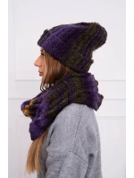 Dámská mohérová souprava K208 fialová+modrá Dámská mohérová souprava K208 fialová+modrá