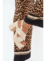 Dámské Sandály Na Podpatku A Platformě Z Eko Kůže Světle Béžové model 21688907 - Boto