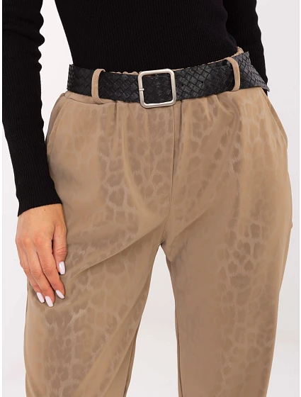 Dámské kalhoty SP model 22067248 béžové - FPrice