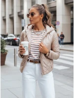 Dámská prošívaná přechodová bunda LILYWOOL camel FashionStreet TY3715