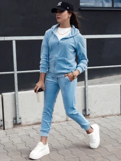Dámský velurový komplet modrý Dstreet model 21978672 - FashionStreet