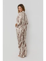 Mefemi Luna pyžamo PX63 7/8 S-2XL pruhované Mefemi Luna pyžamo PX63 7/8 S-2XL pruhované