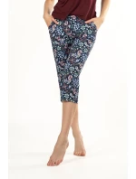 Dámské pyžamové kalhoty s potiskem Nipplex model 18459364 Margot 3/4 S2XL - Mefemi