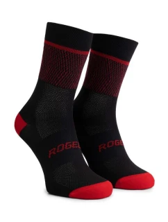 Rogelli HERO II ponožky černé/červené 36-39