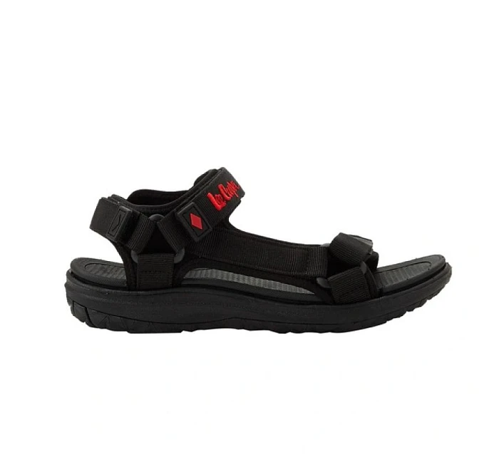 Lee Cooper dámské boty na suchý zip sandály na léto plážové lehké černé dámské