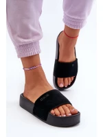 Dámské sandály na platformě z semiše Big Star model 21655540 černé - Big Star Shoes Dámské sandály na platformě z semiše Big Star model 21655540 černé - Big Star Shoes