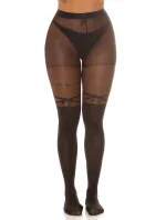 Sexy punčocháče černé model 20904444 - In-style Fashion Sexy punčocháče černé model 20904444 - In-style Fashion