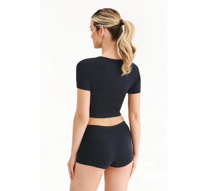 Bezešvé tričko Crop