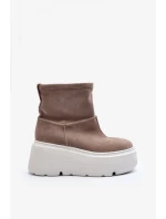 Boty na klínovém podpatku model 191190 Step in style Boty na klínovém podpatku model 191190 Step in style