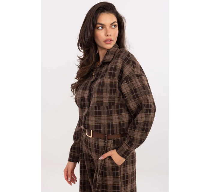 Košile s dlouhým rukávem  model 220040 Italy Moda