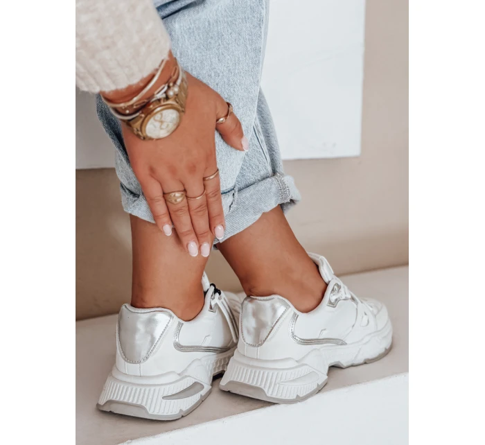 FashionStreet dámské bílé tenisky ZY1017 FashionStreet dámské bílé tenisky ZY1017