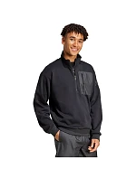 Pánská mikina adidas City Escape Fleece Half-Zip GD černá JF3290 pánské