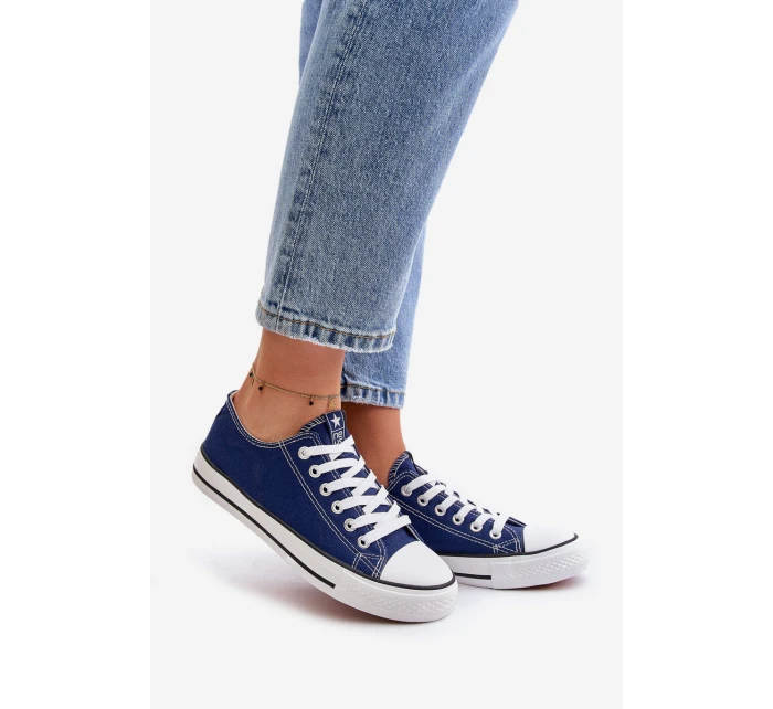 Dámské Klasické Tenisky Tmavě Modré Ecoma Dámské Klasické Tenisky Tmavě Modré Ecoma