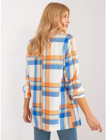 Marynarka DHJ MA model 19926652 pomarańczowy - FPrice Marynarka DHJ MA model 19926652 pomarańczowy - FPrice