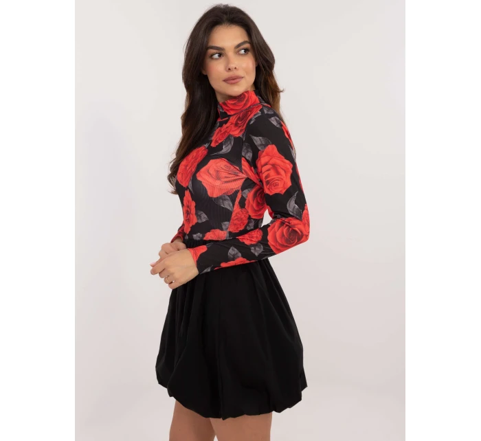 Šaty DHJ SK model 20590133 černá a červená - FPrice