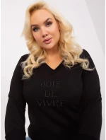 Bluzka RV BZ model 18965377 czarny - FPrice Bluzka RV BZ model 18965377 czarny - FPrice