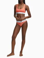 Podprsenka sportovní F3785E-GPT oranžová - Calvin Klein