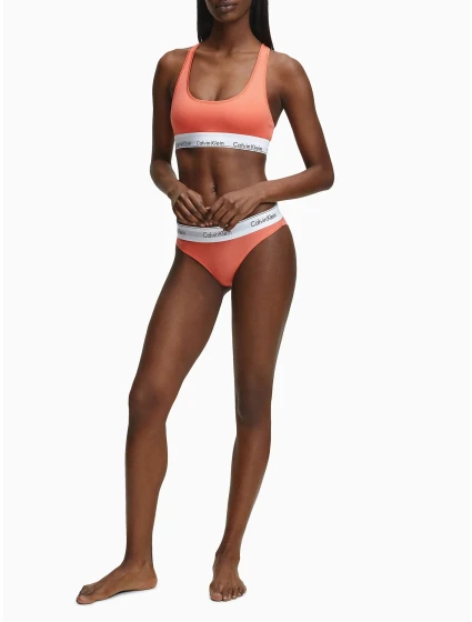 Podprsenka sportovní F3785E-GPT oranžová - Calvin Klein