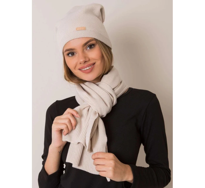 Dámský set čepice a šála KMPL-1 - RUE PARIS