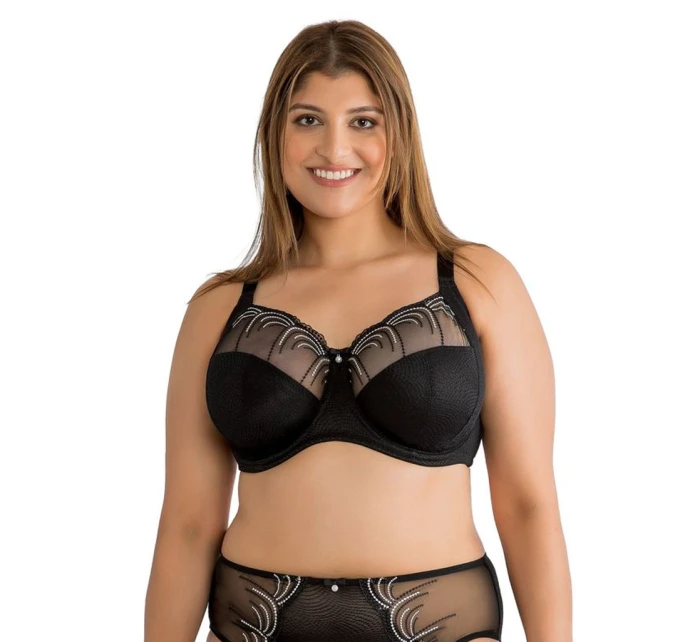Dámská podprsenka model 21901013 34 F Černá - Parfait Dámská podprsenka model 21901013 34 F Černá - Parfait