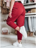 Dámské kalhoty bordó Dstreet model 21986169 - FashionStreet