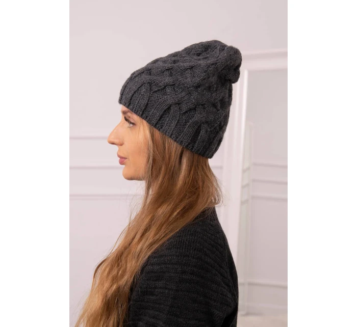 Fleecová čepice Agnes K239 graphite