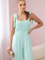 Overal na ramínka s volánkovým topem mincovna