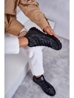 Dámské Tenisky Big Star Vysoké Zateplené Černé model 21595947 - Big Star Shoes