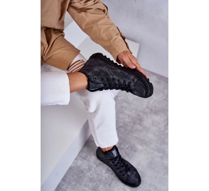 Dámské Tenisky Big Star Vysoké Zateplené Černé model 21595947 - Big Star Shoes