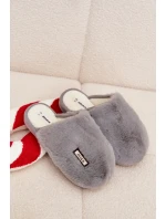 Kožešinové dámské pantofle šedé model 21772482 - Boto Kožešinové dámské pantofle šedé model 21772482 - Boto