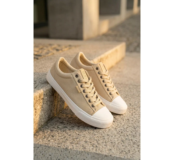 Pánské nízké tenisky Big Star model 22046230 Béžové - Big Star Shoes