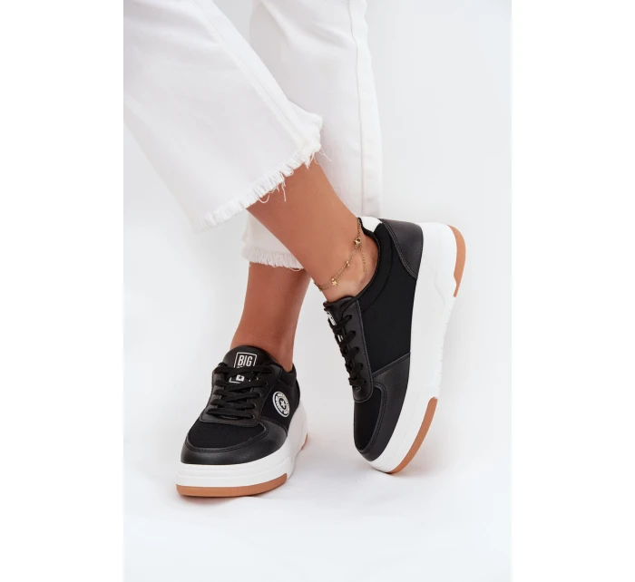 Dámské tenisky na platformě Big Star HI-POLY SYSTEM – černé Dámské tenisky na platformě Big Star HI-POLY SYSTEM – černé