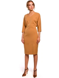 Dámské šaty M464 Cinnamon skořicové - MOE