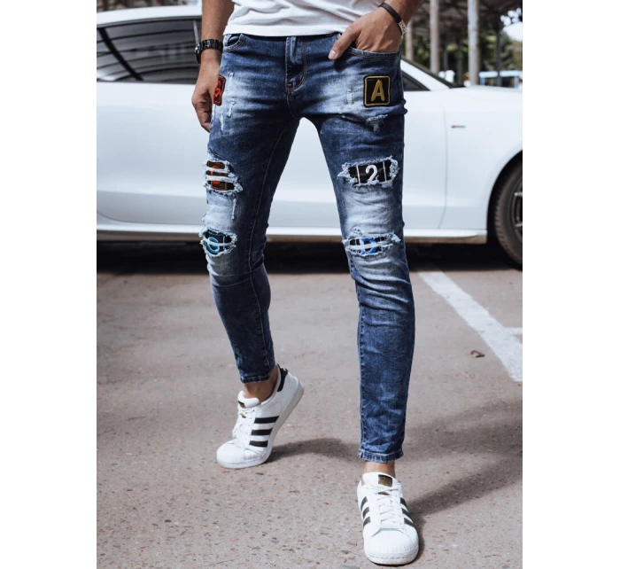 FashionStreet pánské modré džínové kalhoty UX4324